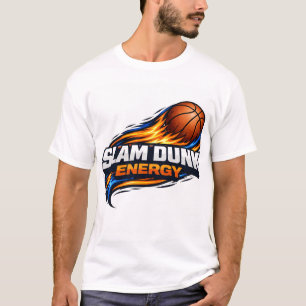 Slam Dunk Energy Basketball Shirt   Bold Orange & 