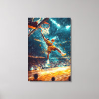 Slam Dunk Legend - Dynamic Sports Art - Basketball