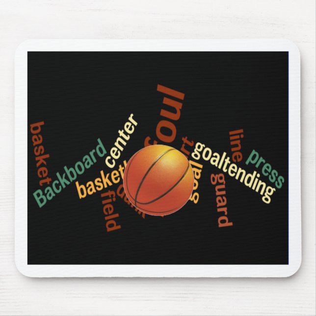 Slam Dunk of Vocabulary: Basketball Game of Champs Mouse Mat (Front)