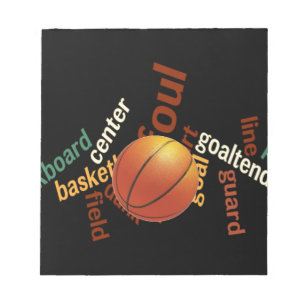 Slam Dunk of Vocabulary: Basketball Game of Champs Notepad