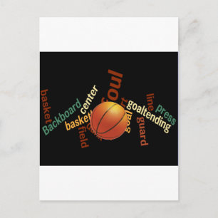 Slam Dunk of Vocabulary: Basketball Game of Champs Postcard