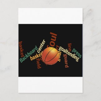 Slam Dunk of Vocabulary: Basketball Game of Champs Postcard