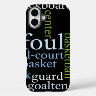 Slam Dunk of Words: Basketball Game of Champions iPhone 16 Plus Case