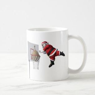 Slam Dunk Santa Claus Coffee Mug