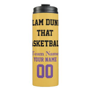 Slam Dunk That Basketball Name Thermal Tumbler