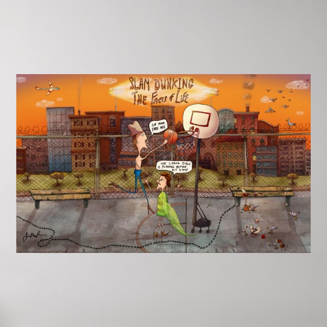 Slam Dunking The Facts of Life Poster (Front)