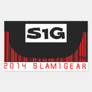 SLAM ONE GEAR S1G HALF PIPE STICKERS