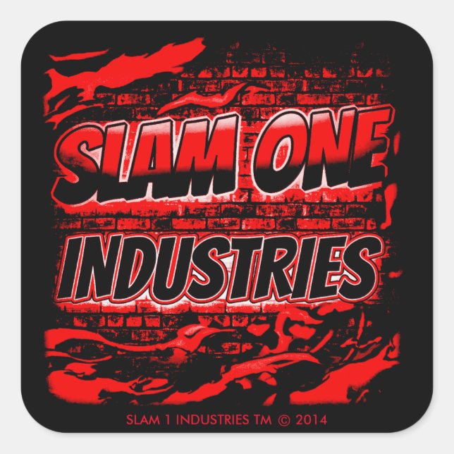 SLAM ONE INDUSTRIES STICKERS (Front)