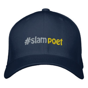 #slampoet #hashtag Slam Poet Hashtag Embroidered Hat