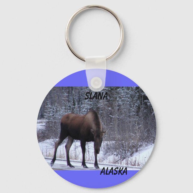 Slana Moose Key Ring (Front)