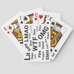 Slang and Teen Talk from 2019 Playing Cards