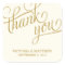 SLANTED | WEDDING THANK YOU LABEL