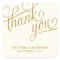 SLANTED | WEDDING THANK YOU LABEL