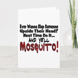 Slap Me & the Mosquito Holiday Card