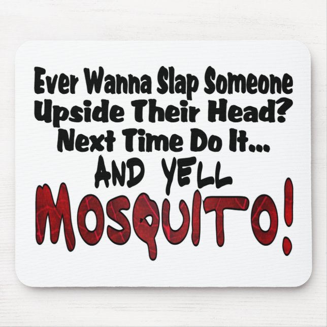 Slap Me & the Mosquito Mouse Mat (Front)