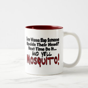 Slap Me & the Mosquito Two-Tone Coffee Mug