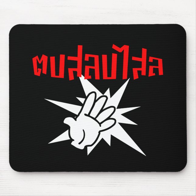 Slap You Silly ☆ Dop Salop Salai in Thai Script ☆ Mouse Mat (Front)