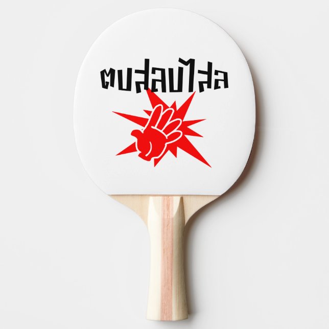 Slap You Silly ☆ Dop Salop Salai in Thai Script ☆ Ping Pong Paddle (Front)
