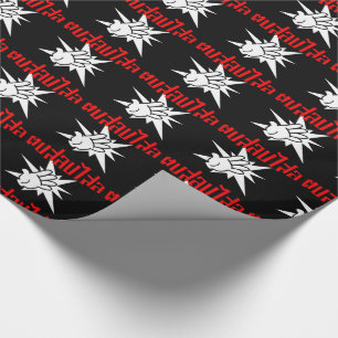 Slap You Silly ☆ Dop Salop Salai in Thai Script ☆ Wrapping Paper