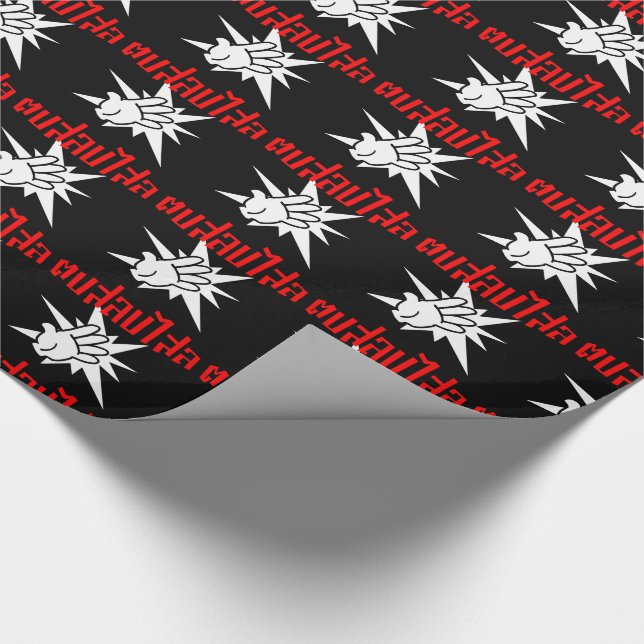 Slap You Silly ☆ Dop Salop Salai in Thai Script ☆ Wrapping Paper (Corner)