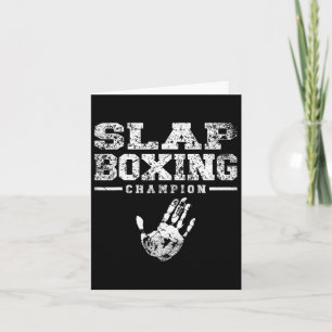 Slapboxing Slap-boxing Sparring Fighting Sport Card
