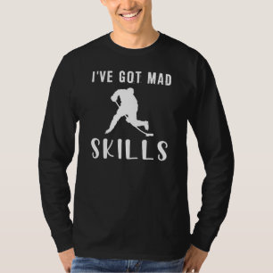Slapstick Skillz: Mad Hockey Skills Tee for Puck F
