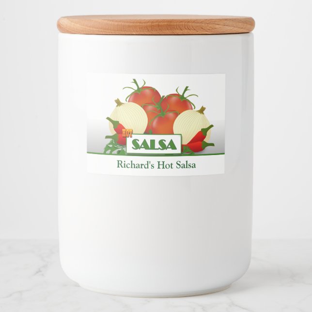 Slasa Preserves Jar Label (Front)
