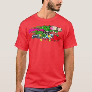 Slasher retro 80s skateboard design T-Shirt