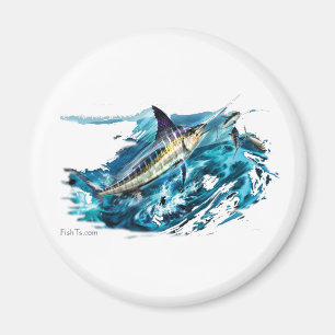 Slashing Marlin Jumping with Tuna Magnet