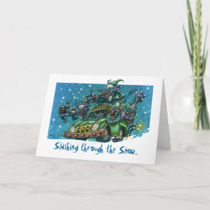 Slashing through the Snow Card