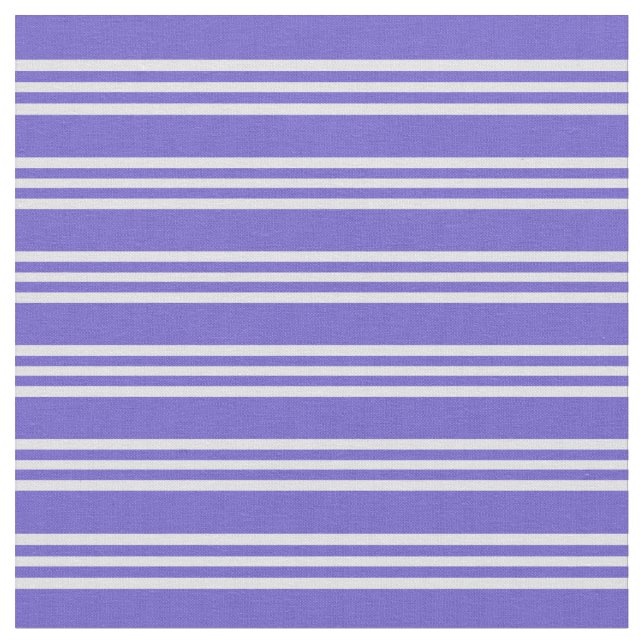 Slate Blue and Lavender Coloured Lines Fabric (Close Up)