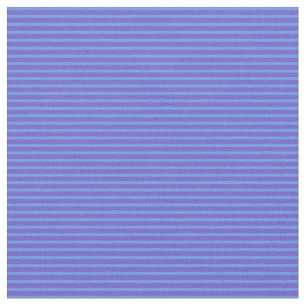 Slate Blue & Cornflower Blue Stripes Pattern Fabric