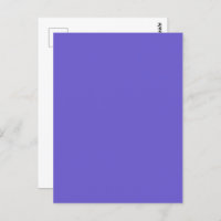 Slate Blue Custom Postcard Template