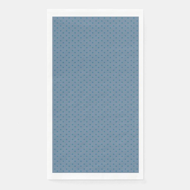 Slate blue design napkin (Front)