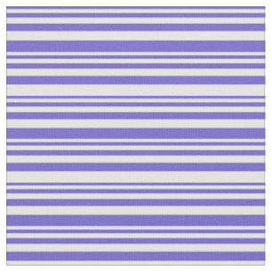 Slate Blue & Mint Cream Coloured Stripes Fabric