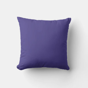 Slate Blue Solid Colour Background Cushion