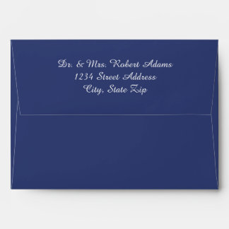 Slate Blue Trim - Envelope