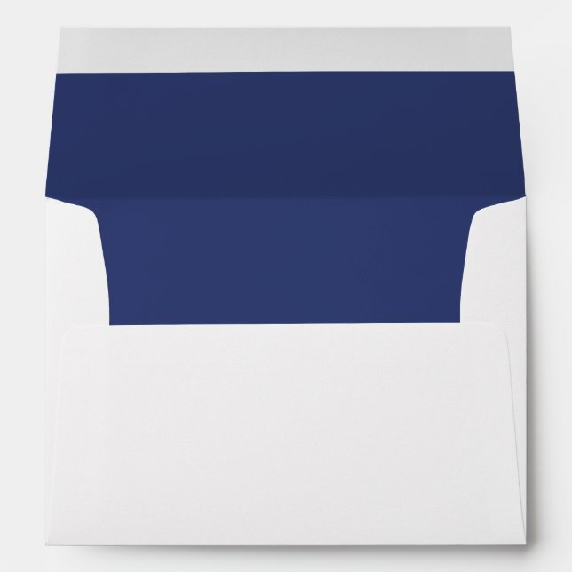 Slate Blue Trim - Envelope (Back (Bottom))