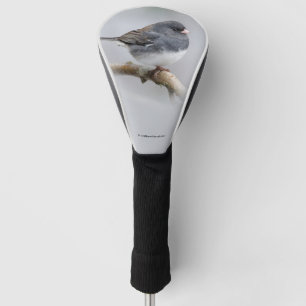 Slate-Coloured Dark-Eyed Junco on the Pear Tree Golf Head Cover