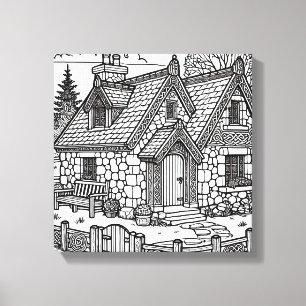 Slate Cottage #2 Canvas Print
