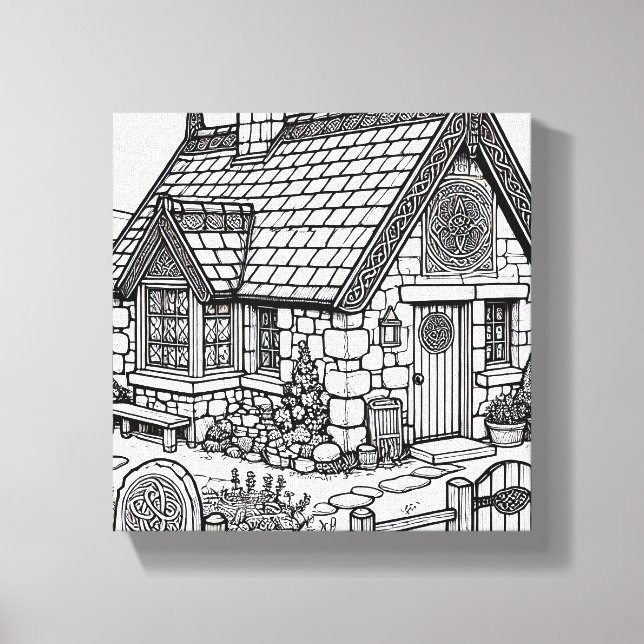 Slate Cottage #31 Canvas Print (Front)