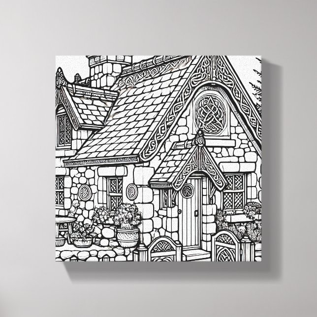 Slate Cottage #40 Canvas Print (Front)