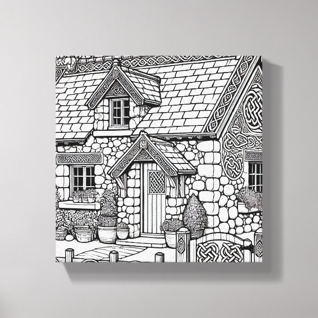 Slate Cottage #43 Canvas Print (Front)