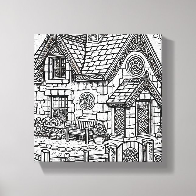 Slate Cottage #8 Canvas Print (Front)