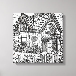 Slate Cottage #8 Canvas Print