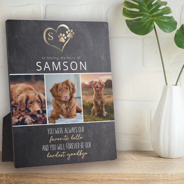 Slate Favourite Hello Hardest Goodbye Memorial  Plaque (Creator Uploaded)