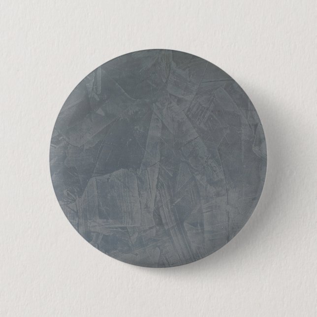Slate Grey Venetian Plaster 6 Cm Round Badge (Front)