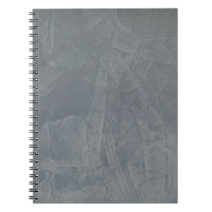 Slate Grey Venetian Plaster Notebook