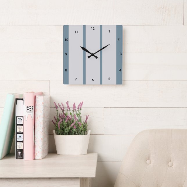 Slate Mint metal Acrylic Wall Clock (Reading Room)