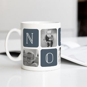 Slate NONNO Grandfather Photo Collage Coffee Mug